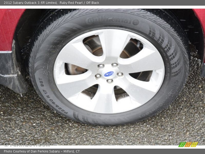 Ruby Red Pearl / Off Black 2012 Subaru Outback 3.6R Limited