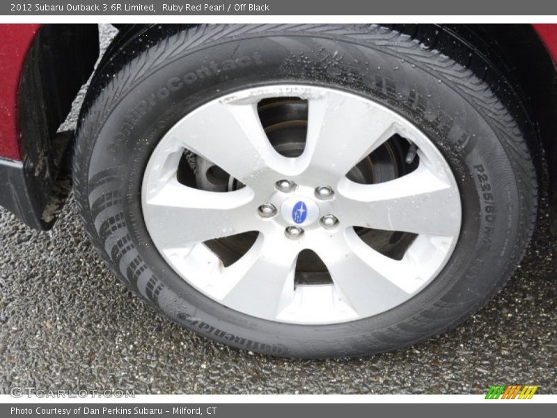 Ruby Red Pearl / Off Black 2012 Subaru Outback 3.6R Limited
