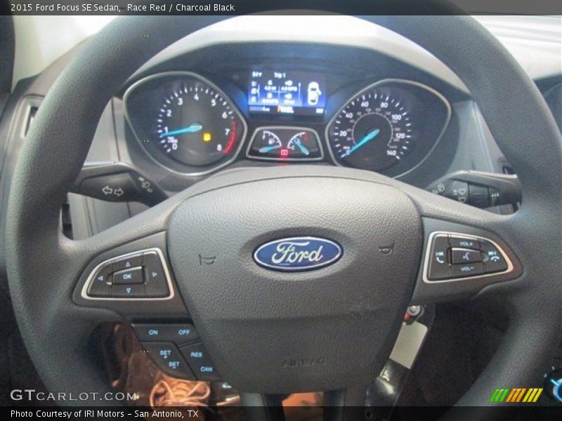 Race Red / Charcoal Black 2015 Ford Focus SE Sedan