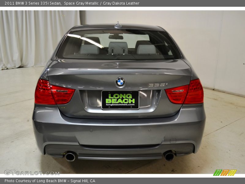 Space Gray Metallic / Gray Dakota Leather 2011 BMW 3 Series 335i Sedan