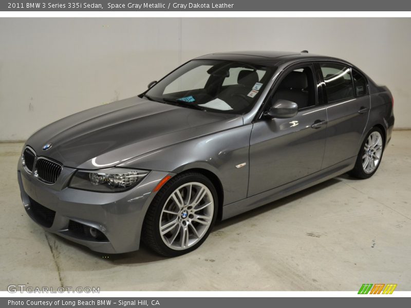 Space Gray Metallic / Gray Dakota Leather 2011 BMW 3 Series 335i Sedan