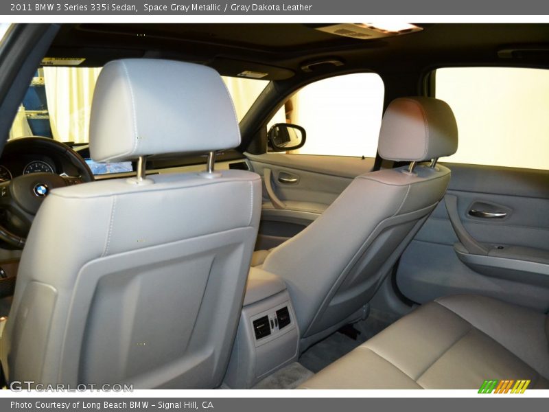 Space Gray Metallic / Gray Dakota Leather 2011 BMW 3 Series 335i Sedan