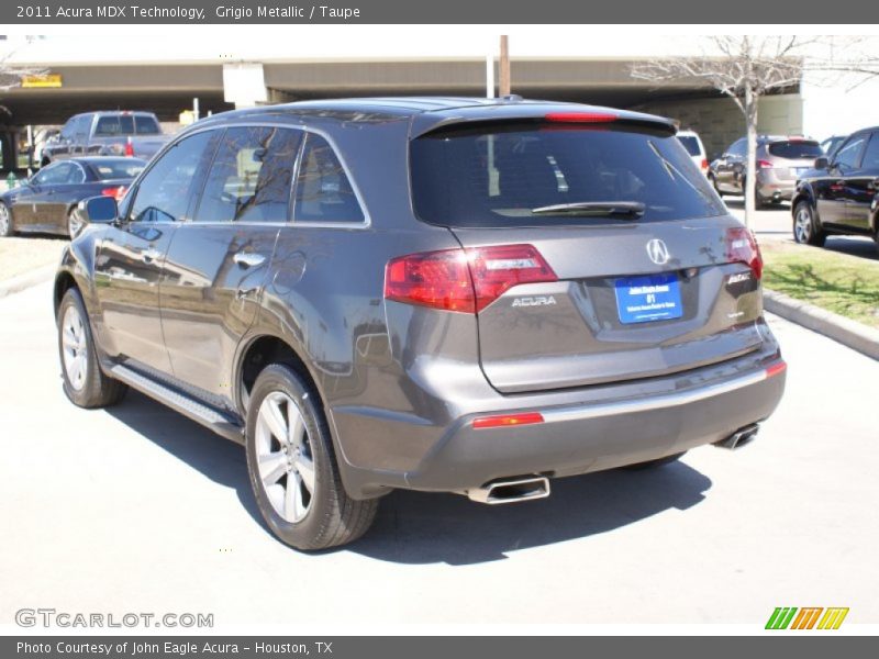 Grigio Metallic / Taupe 2011 Acura MDX Technology