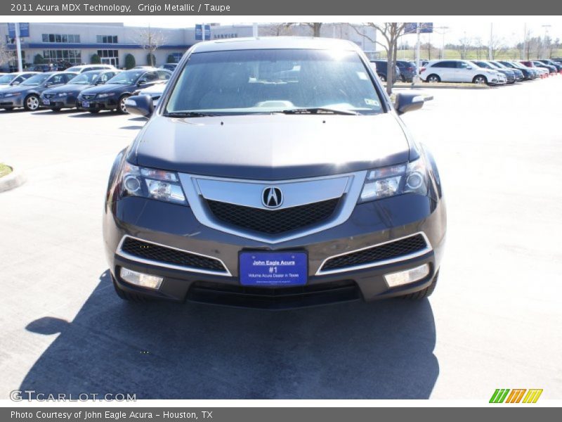 Grigio Metallic / Taupe 2011 Acura MDX Technology