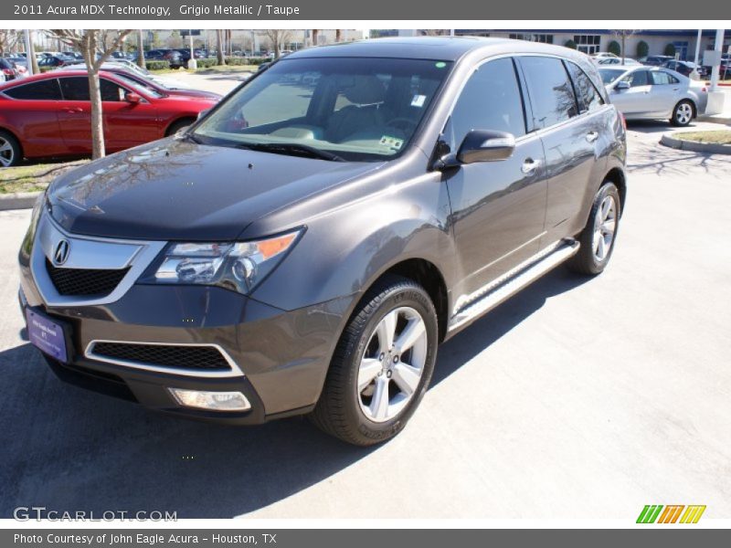 Grigio Metallic / Taupe 2011 Acura MDX Technology