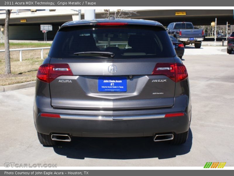 Grigio Metallic / Taupe 2011 Acura MDX Technology