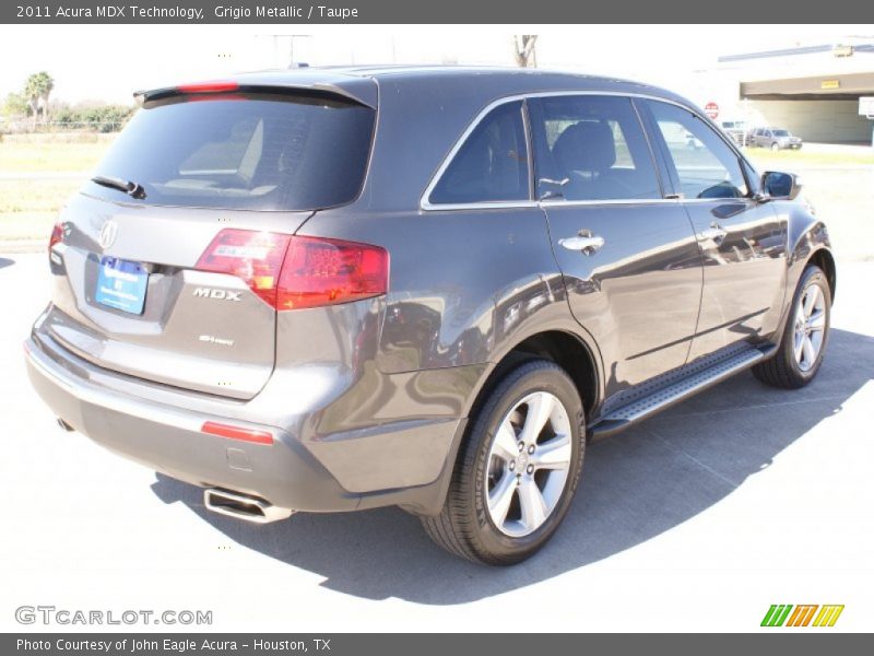 Grigio Metallic / Taupe 2011 Acura MDX Technology