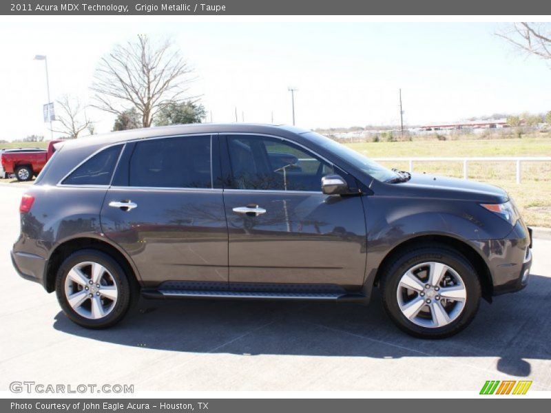 Grigio Metallic / Taupe 2011 Acura MDX Technology