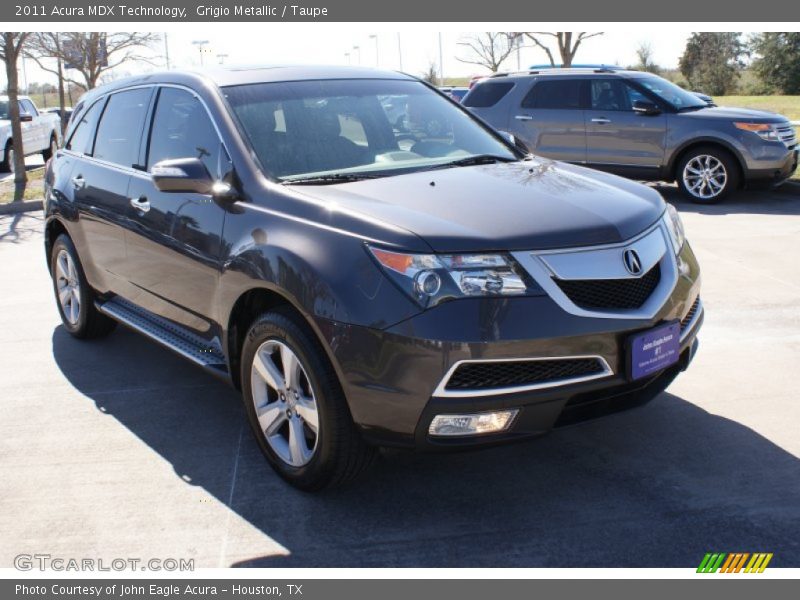 Grigio Metallic / Taupe 2011 Acura MDX Technology