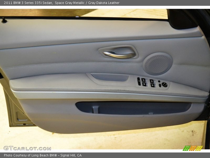 Space Gray Metallic / Gray Dakota Leather 2011 BMW 3 Series 335i Sedan