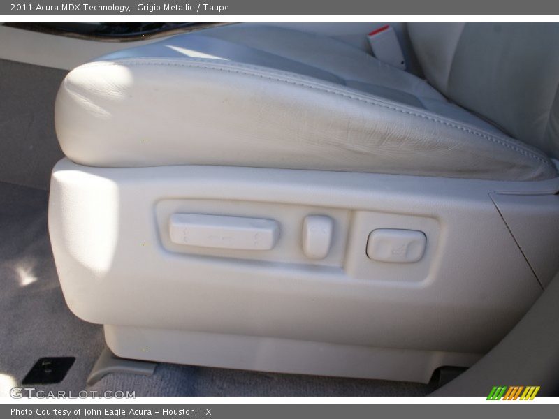 Grigio Metallic / Taupe 2011 Acura MDX Technology