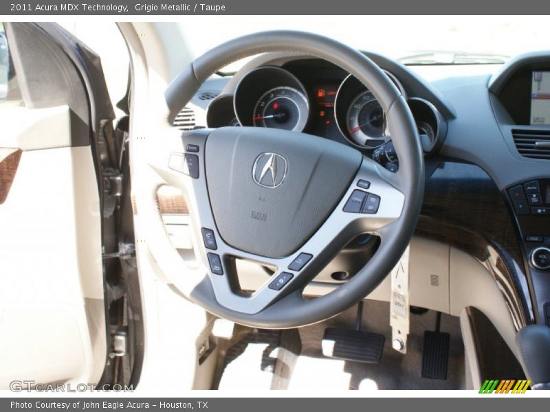 Grigio Metallic / Taupe 2011 Acura MDX Technology