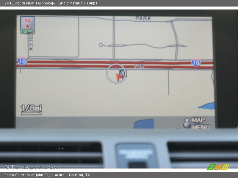 Grigio Metallic / Taupe 2011 Acura MDX Technology