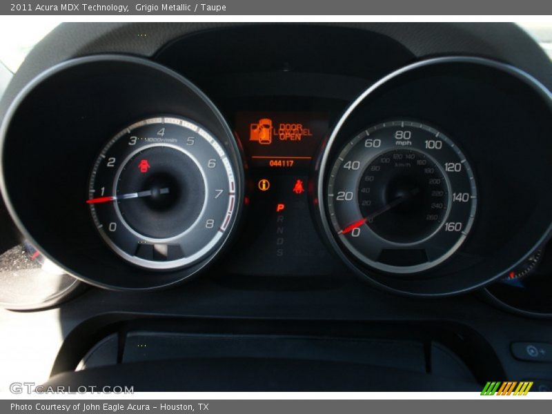 Grigio Metallic / Taupe 2011 Acura MDX Technology