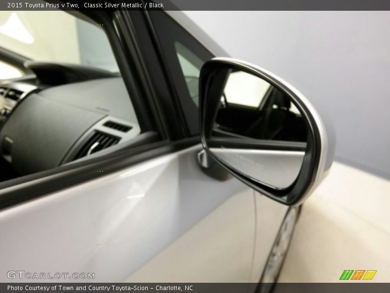 Classic Silver Metallic / Black 2015 Toyota Prius v Two
