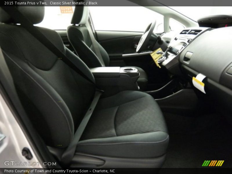 Front Seat of 2015 Prius v Two