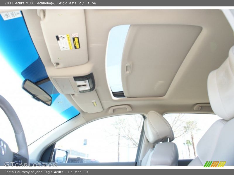 Grigio Metallic / Taupe 2011 Acura MDX Technology