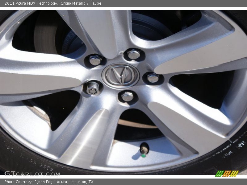 Grigio Metallic / Taupe 2011 Acura MDX Technology