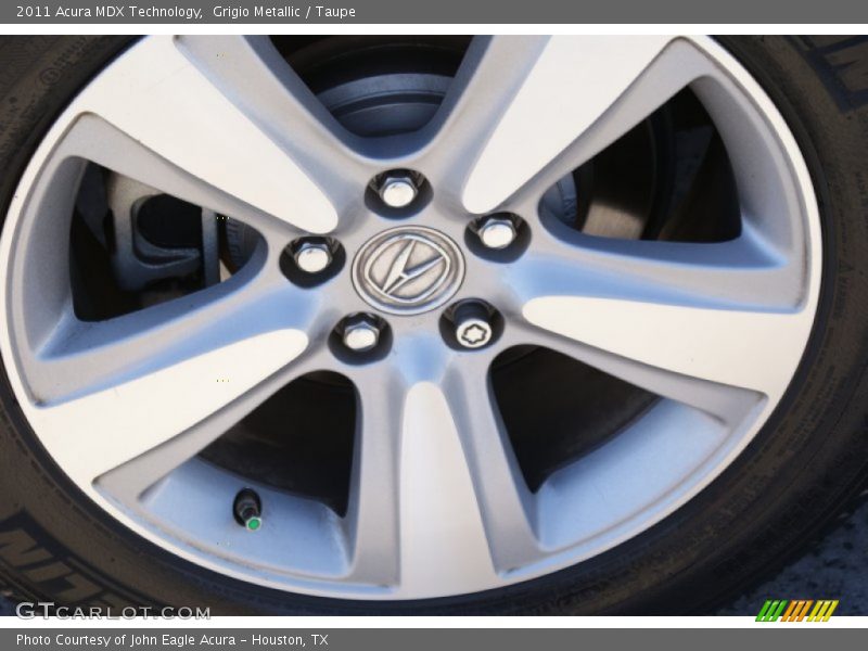Grigio Metallic / Taupe 2011 Acura MDX Technology