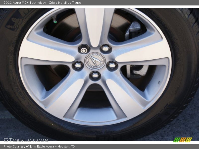 Grigio Metallic / Taupe 2011 Acura MDX Technology