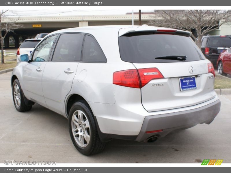 Billet Silver Metallic / Taupe 2007 Acura MDX Technology