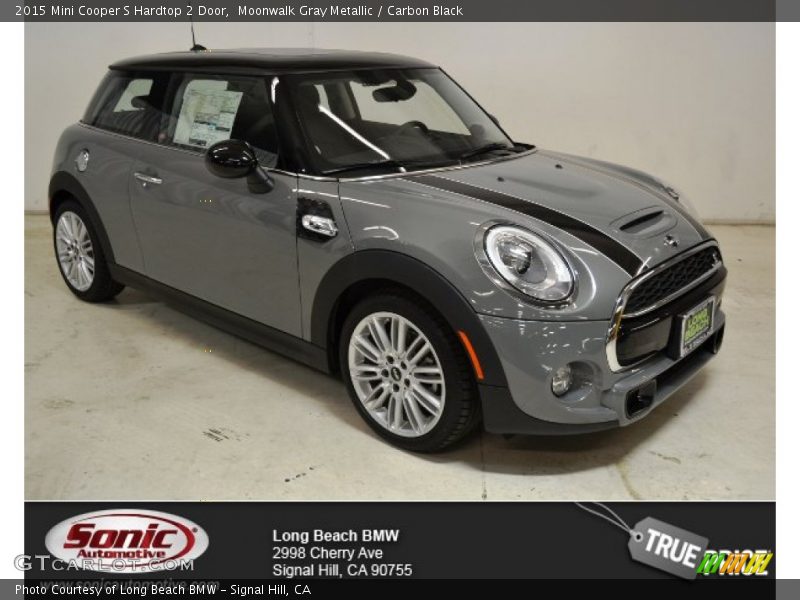 Moonwalk Gray Metallic / Carbon Black 2015 Mini Cooper S Hardtop 2 Door