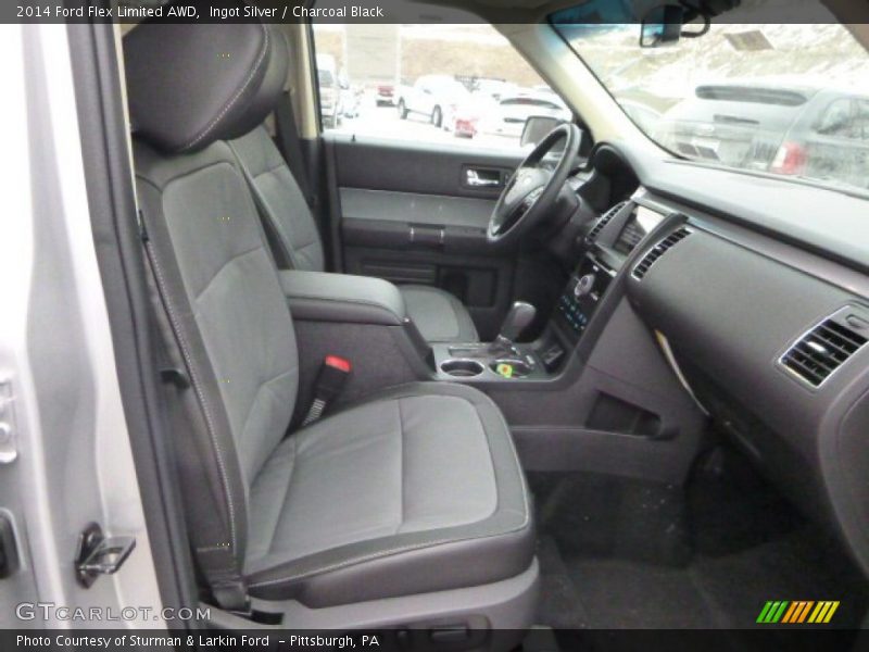 Ingot Silver / Charcoal Black 2014 Ford Flex Limited AWD
