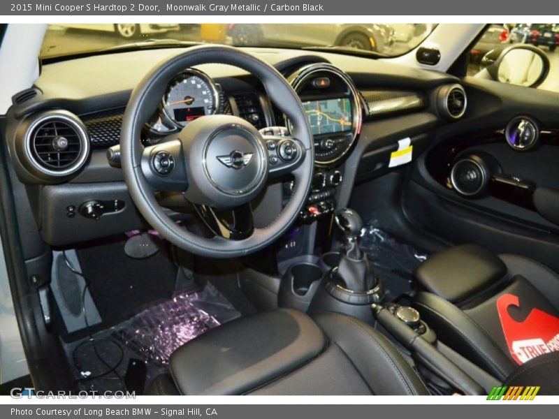 Moonwalk Gray Metallic / Carbon Black 2015 Mini Cooper S Hardtop 2 Door