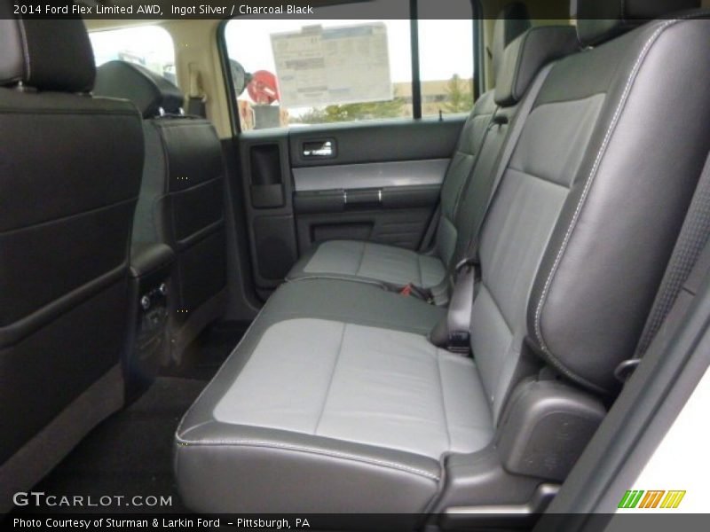 Ingot Silver / Charcoal Black 2014 Ford Flex Limited AWD