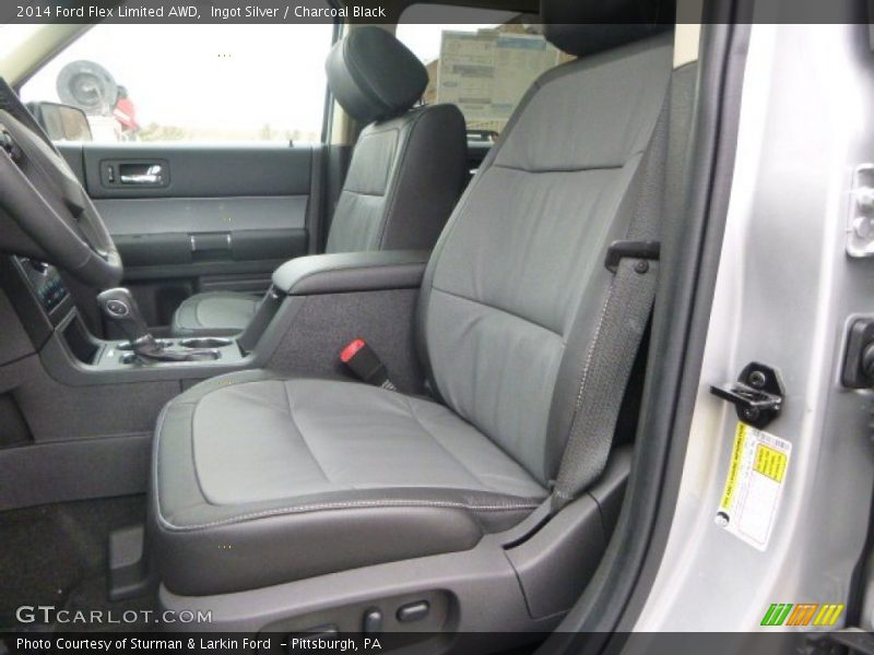 Ingot Silver / Charcoal Black 2014 Ford Flex Limited AWD