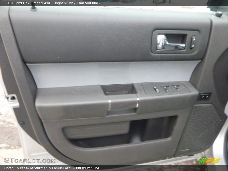 Ingot Silver / Charcoal Black 2014 Ford Flex Limited AWD