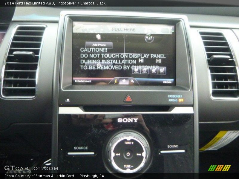 Ingot Silver / Charcoal Black 2014 Ford Flex Limited AWD