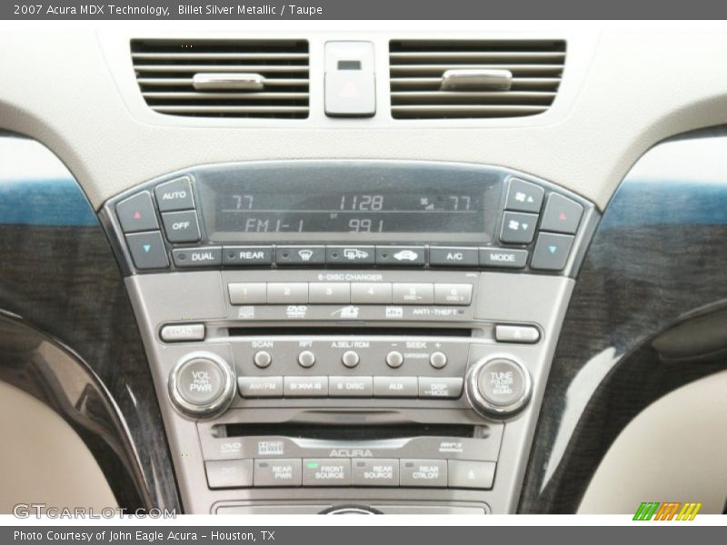 Billet Silver Metallic / Taupe 2007 Acura MDX Technology