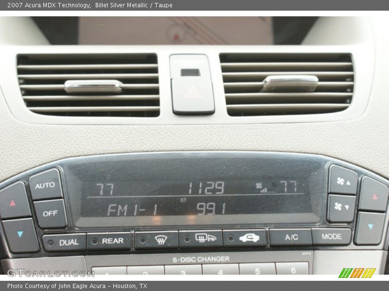 Billet Silver Metallic / Taupe 2007 Acura MDX Technology
