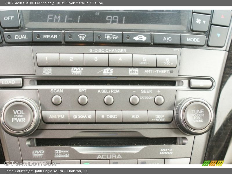 Billet Silver Metallic / Taupe 2007 Acura MDX Technology