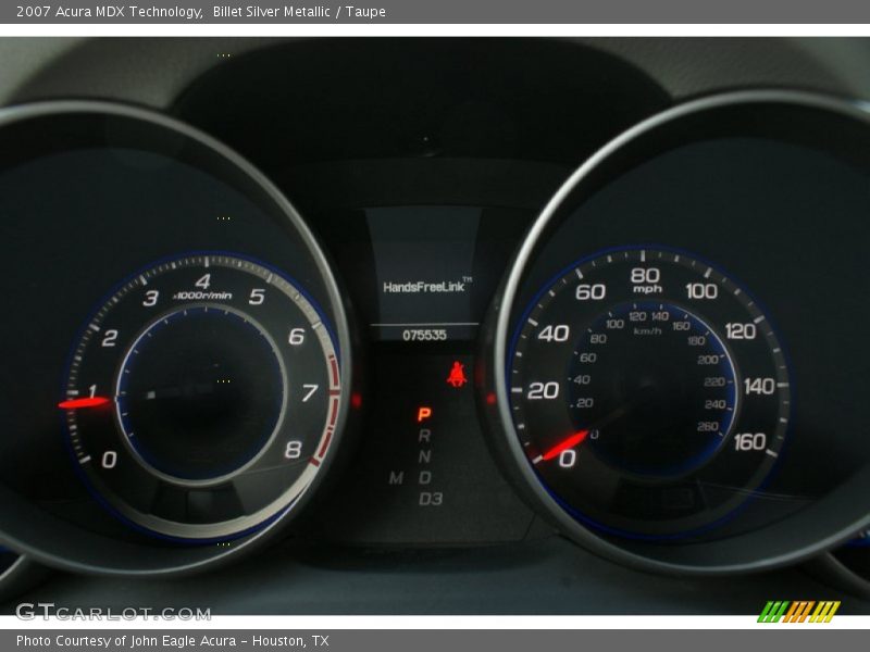 Billet Silver Metallic / Taupe 2007 Acura MDX Technology