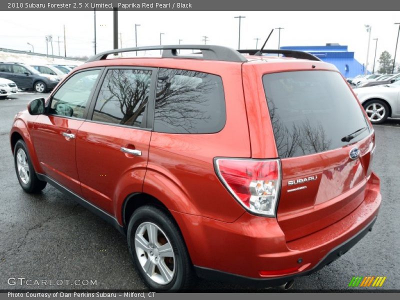 Paprika Red Pearl / Black 2010 Subaru Forester 2.5 X Limited