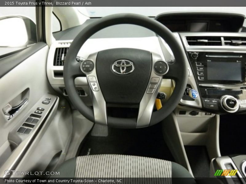  2015 Prius v Three Steering Wheel