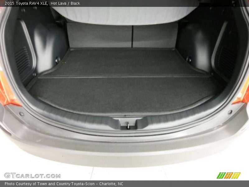 Hot Lava / Black 2015 Toyota RAV4 XLE