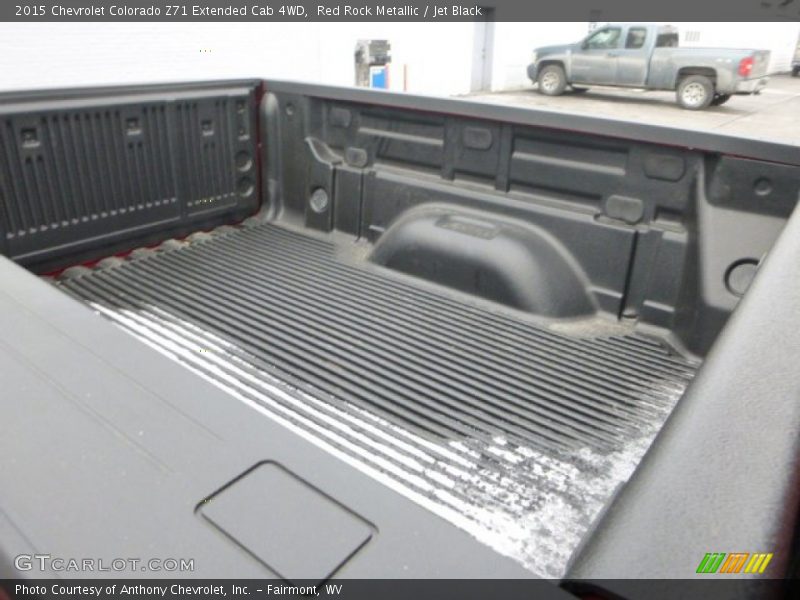 Red Rock Metallic / Jet Black 2015 Chevrolet Colorado Z71 Extended Cab 4WD