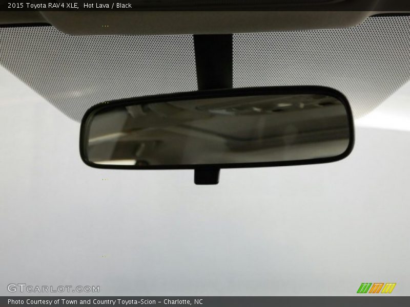 Hot Lava / Black 2015 Toyota RAV4 XLE