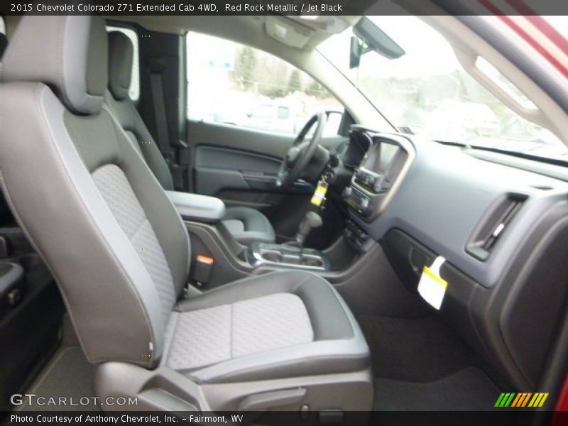 Red Rock Metallic / Jet Black 2015 Chevrolet Colorado Z71 Extended Cab 4WD