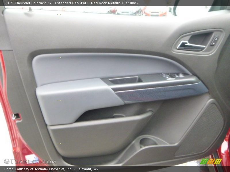 Red Rock Metallic / Jet Black 2015 Chevrolet Colorado Z71 Extended Cab 4WD