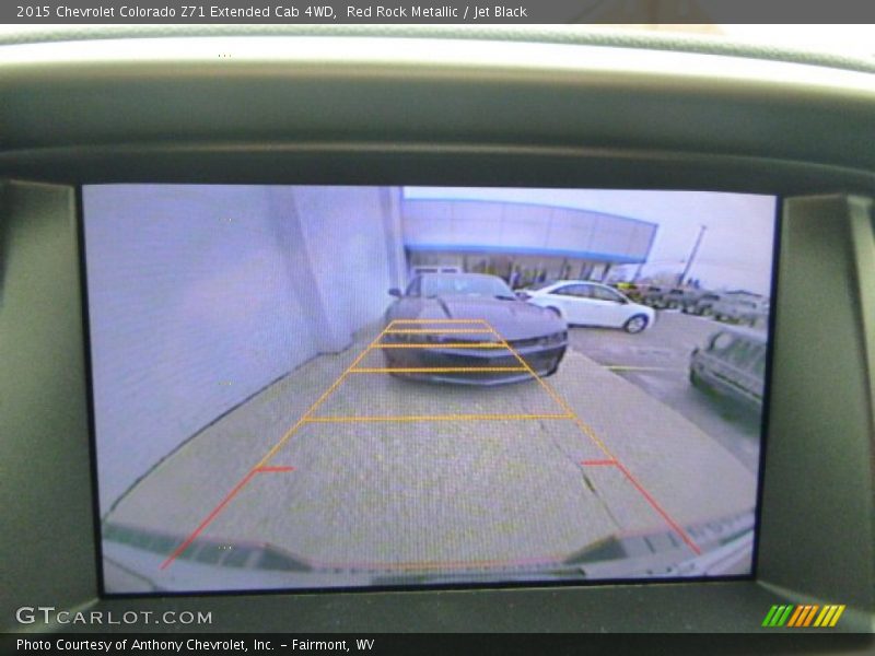 Red Rock Metallic / Jet Black 2015 Chevrolet Colorado Z71 Extended Cab 4WD