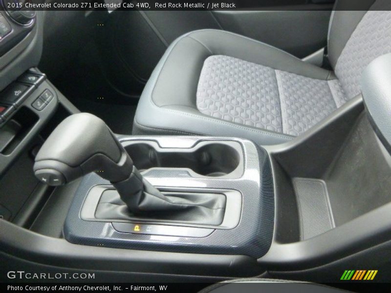 Red Rock Metallic / Jet Black 2015 Chevrolet Colorado Z71 Extended Cab 4WD