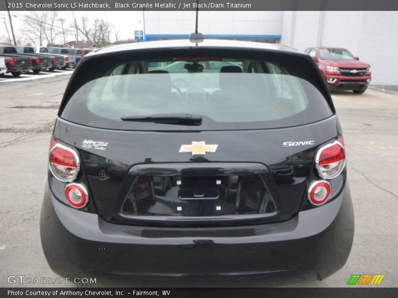 Black Granite Metallic / Jet Black/Dark Titanium 2015 Chevrolet Sonic LS Hatchback
