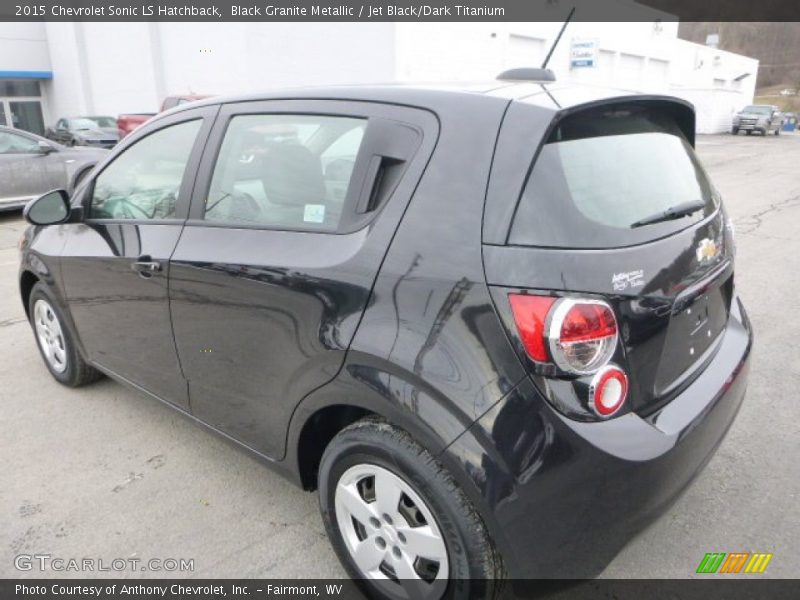 Black Granite Metallic / Jet Black/Dark Titanium 2015 Chevrolet Sonic LS Hatchback