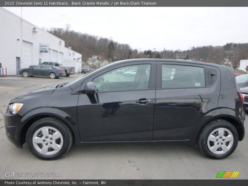 Black Granite Metallic / Jet Black/Dark Titanium 2015 Chevrolet Sonic LS Hatchback
