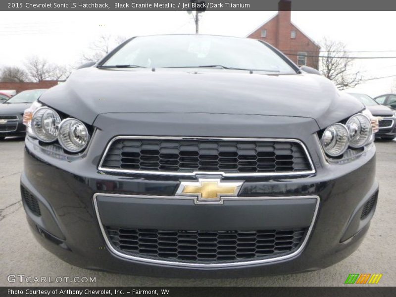 Black Granite Metallic / Jet Black/Dark Titanium 2015 Chevrolet Sonic LS Hatchback