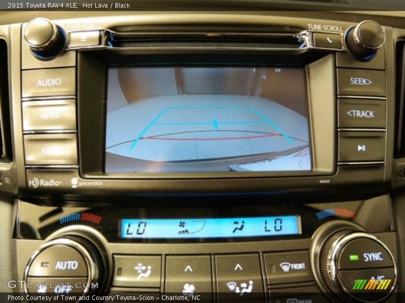 Hot Lava / Black 2015 Toyota RAV4 XLE